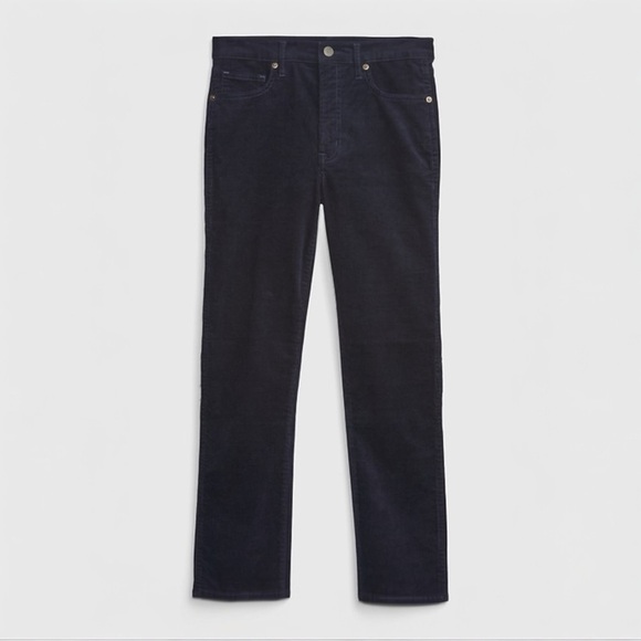 GAP High Rise Corduroy Vintage Slim Ankle Pants - Picture 1 of 13